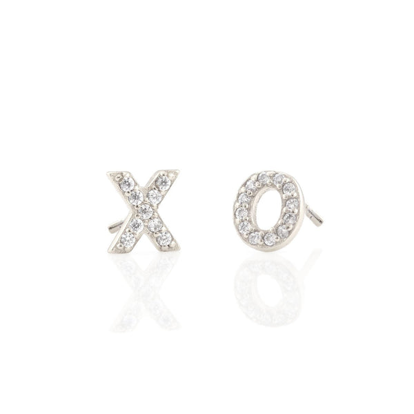 XO Crystal Stud Earrings